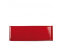 Alchemy Rectangular Red Melamine Buffet Tray