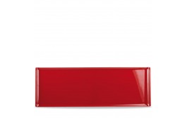 Alchemy Rectangular Red Melamine Buffet Tray