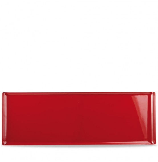 Alchemy Rectangular Red Melamine Buffet Tray