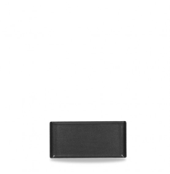Alchemy Rectangular Black Melamine Buffet Tray