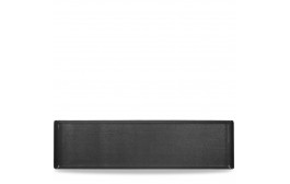 Alchemy Rectangular Black Melamine Buffet Tray