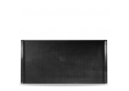 Alchemy Rectangular Black Melamine Buffet Tray