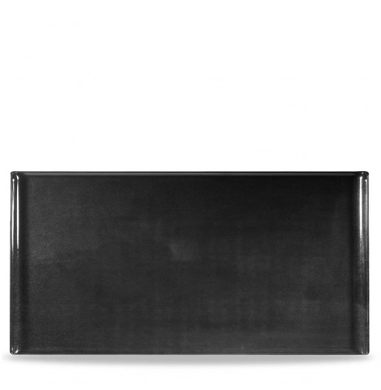 Alchemy Rectangular Black Melamine Buffet Tray