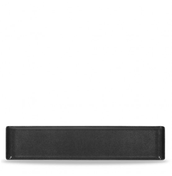 Alchemy Rectangular Black Melamine Buffet Tray