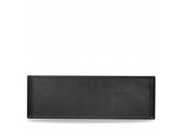 Alchemy Rectangular Black Melamine Buffet Tray