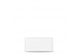 Alchemy Rectangular White Melamine Buffet Tray