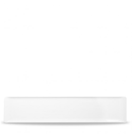 Alchemy Rectangular White Melamine Buffet Tray