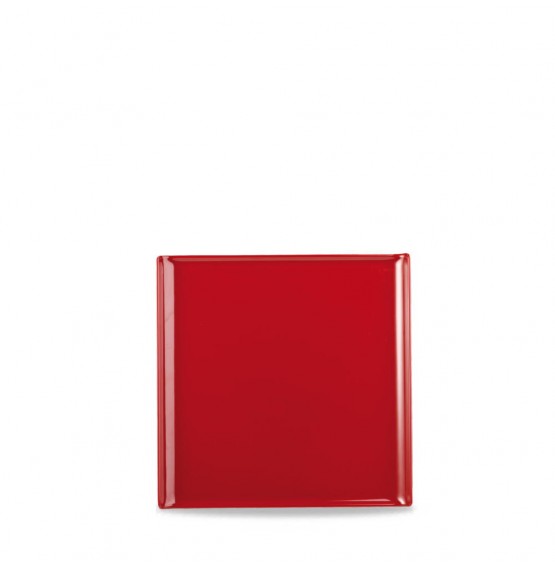 Alchemy Square Red Melamine Buffet Tray