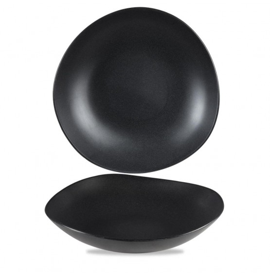 Alchemy Black Granite Trace Melamine Bowl
