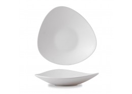 Alchemy White Lotus Melamine Shallow Bowl