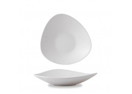 Alchemy White Lotus Melamine Shallow Bowl